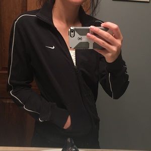 NIKE black zip up